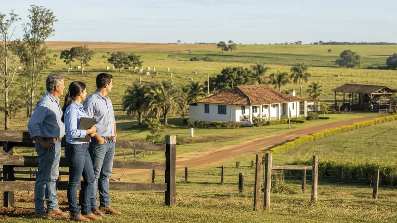 Família reunida em reunião de planejamento patrimonial